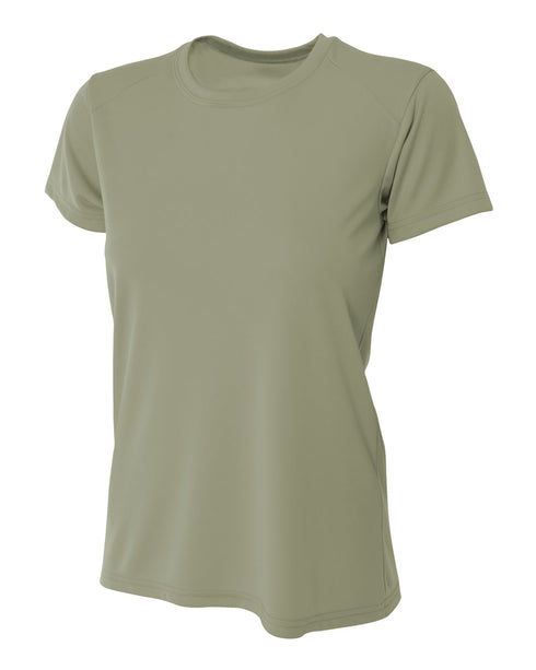 A4 Women's Cooling Performance Crew, Sizes 2XL-4XL (NW3201), Color 'Olive'